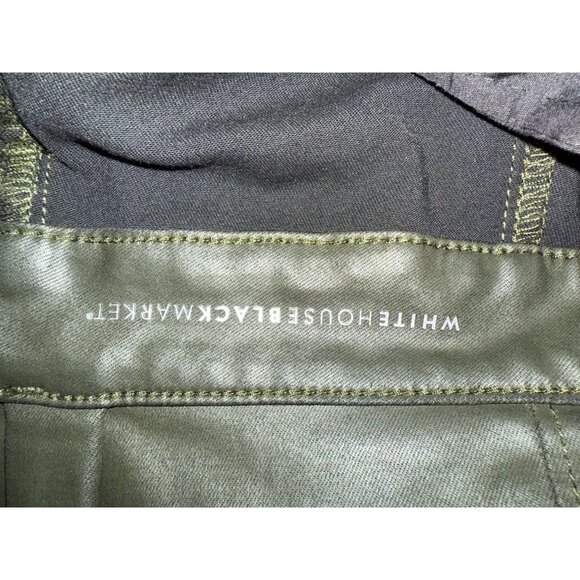 White House Black Market Coated Denim Paperbag Shorts - Picture 8 of 11